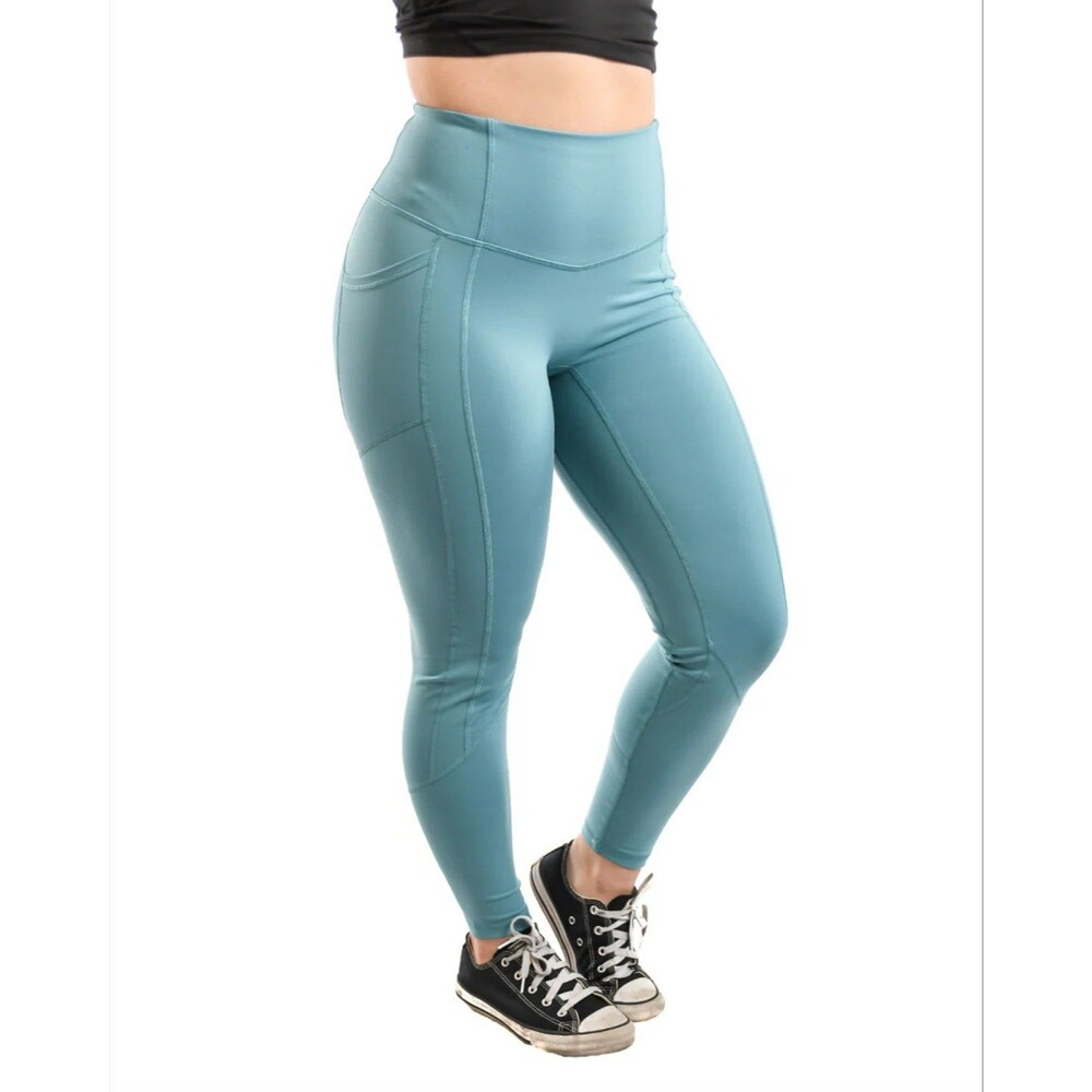 Til You Collapse Effortless Heart Booty pocket Leggings Marlin XXS 0-2 (xs)